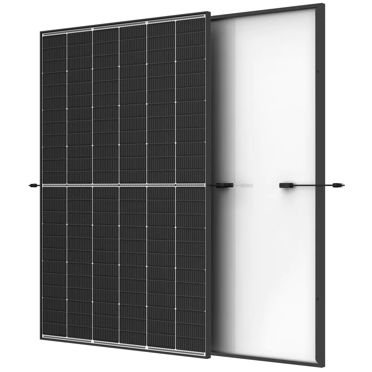 Trina Vertex S+ N-Type Dual Glass 440W - Triple-Cut 1500V (Schwarzer Rahmen) – Bild 2